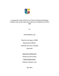 To this day, research into irish genealogy is difficult because of the changing (and disappearance) of some names. A Comparative Study Of The Lives Of Church Of Ireland And Roman