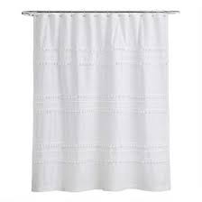 To hang up your new shower curtain, make sure you have a sturdy shower curtain rod. Shower Curtains Shower Curtain Rings World Market