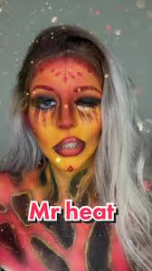 Mr Green Christmas and Mr Heat Miser Makeup Transformation