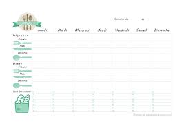 Check out our planning semaine à imprimer selection for the very best in unique or custom, handmade pieces from our calendars & planners shops. Menu Vierge De Semaine A Imprimer En Mode Paysage Planning Des Repas Pdf
