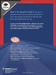 The executive branch also includes the vice president and other officials, such as members of the cabinet. The President Vice President And Cabinet A Look At The Executive Branch Searchlight Books Tm How Does Government Work Landau Elaine 9780761365174 Amazon Com Books