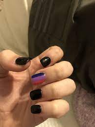 Bi Pride Nails Pretty Acrylic Nails Cute Acrylic Nails Nails Inspiration
