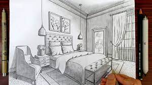There are several things you need to consider before deciding to paint a room. How To Draw A Bedroom In One Point Perspective Step By Step Youtube
