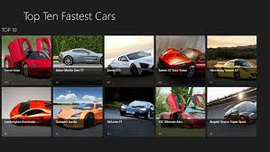 It is because of this adrenaline pumping when driving a fast car, that many car freaks and adrenaline junkies risk their lives in pursuit of reaching ever faster speeds and accelerating to new heights. Top Ten Fastest Cars For Windows 8 And 8 1