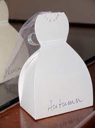 Classic Wedding Favors Cronincompanystore Com Wedding Dress Boxes Wedding Dress Favors Wedding Dress Invitations