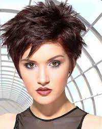 Spiky Hairstyle For Short Hair Short Hairstyles For Thick Hair Trendy Short Hair Styles Short Spiky Haircuts Short Hair Styles