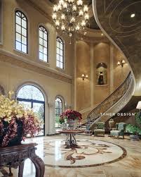 Grand Foyer Design For Luxury Mansion Located In Dubai Uae C 2017 Interior Design By Tah Luxury Mansions Interior Mansion Interior Luxury Homes Dream Houses