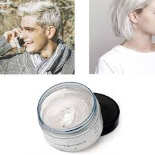 When and to what extent your hair will turn shades of gray, white or silver varies and may depend on genetics. Amazon Com White Hair Color Wax Natural Hairstyle Wax 4 23 Oz Temporary Hairstyle Cream For Party Cosplay Halloween Daily Use Date Clubbing White Beauty