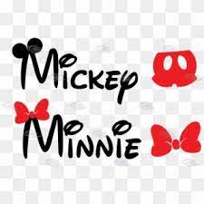 Mickey Mouse Ears Svg Letters Mickey And Minnie Mouse Name Hd Png Download Minnie Mouse Font Mickey Mouse Ears Minnie