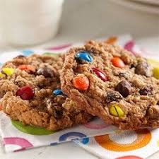 Monster Cookies Recipe Corn Syrup Monster Cookies Recipe Oatmeal Cookies Chewy Baked Dessert Recipes