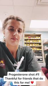 Documenting every progesterone shot! Tonight was mu first injection! T...