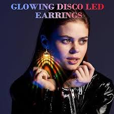 Lisa Frank Disco Ball Light-Up Earrings
