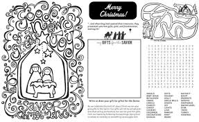 There are tons of great resources for free printable color pages online. Free Nativity Coloring Page Coloring Activity Placemat Fab N Free