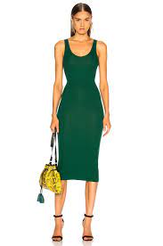 green tank top dress and yellow bag on forward ribbed tank dress dresses tank dress