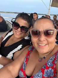 Spending time with Maria E. Sierra and Alfred Marquez Jr. On a Dolphins  Tour. Thank you for inviting me. Love you