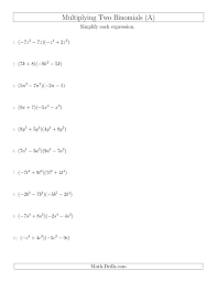 Ixl offers hundreds of precalculus skills to explore and learn! Binomial Theorem Precalculus Worksheet On Simplifying