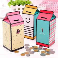 Diy make up organizer/membuat tempat make up dari kardus simple dan elegan ini sangat mudah dan gampang di buat ide. 1 X Mini Diy Bank Uang Tabungan Koin Kontainer Kotak Penyimpanan Kertas Desktop Yang Bersih Up Box Funding Desktop Ssddesktop Storage Boxes Aliexpress