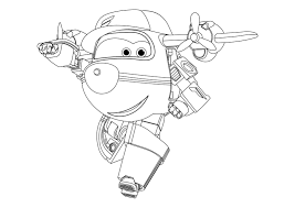 Super Wings Coloring Pages Print For Kids Wonder Day