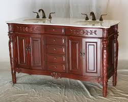 Showing results for 50 inch double vanity. 60 Inch Double Sink Bathroom Vanity Antique Traditional Style Cherry Color 60 Wx22 Dx36 H S2206k