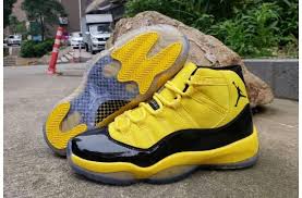 Black And White 11s 2020 Air Jordan 11 Bumblebee Yellow Black For In 2020 Air Jordans Custom Jordan 11 Air Jordan 11