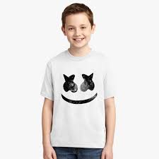 Marshmello is one of the highest paid djs in the world and we haven't even seen his face. Marshmello Face Smile Youth T Shirt Customon