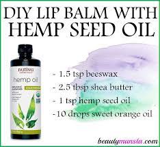 Diy Hemp Seed Oil Lip Balm Recipe Beautymunsta Free Natural Beauty Hacks And More Lip Balm Recipes Hemp Seeds The Balm