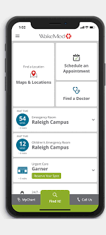 wakemed app raleigh north carolina nc wakemed health