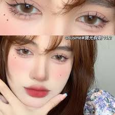 RR.wonderLENS｜高端进口美瞳铺| Japan Chu'sme chiffon brown  微光假期就像妈生眼一样清透，伪素颜的最佳选择Ready stock＞monthly lens Dia