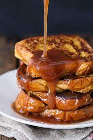 Boozy Salted Caramel French Toast | Love and Olive Oil