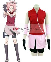 Naruto Shippuuden Haruno Sakura Cosplay Costume Naruto Cosplay Costumes Sakura Cosplay Naruto Costumes