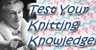Ask questions and get answers from people sharing their experience with risk. The Most Awesome Knitting Quiz Iheartsocial