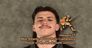 Gannon University's Seth Johnson Nets January 25 Mid-Atlantic Water Polo  Conference Player of the Week Award