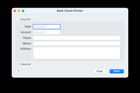 Compatible checks can be ordered from intuit. Bank Check Printer