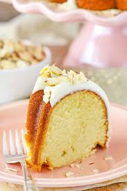 Almond Amaretto Bundt Cake Easy Bundt Cake Recipe Recipe Almond Flavor Almond Pound Cakes Almond Cake Recipe
