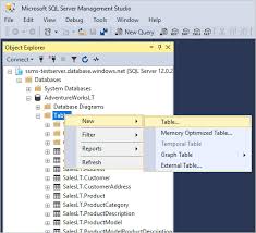 Create And Update Tables Visual Database Tools Microsoft Docs