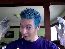 Focus on what flatters your face and puts your hair in its best light. Bleaching And Dyeing Asian Hair To Blue And Purple Youtube