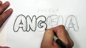 Check spelling or type a new query. How To Draw Bubble Letters Angela In Graffiti Letters Mat Video Dailymotion