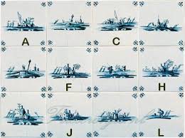 Delfter holländische fliesen blau versch. Alter Bilder Hand Gemalt Auf Hollandische Fliesen