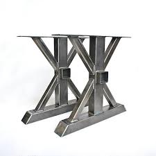 Steel Table Legs Trestle Diy Table Legs Steel Table Legs Steel Table Base Steel Table