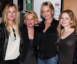 Dakota mayi johnson is an american actress and fashion model. Dakota Johnson Tippi Hedren Melanie Griffith Stella Banderas Famousfix Com Post