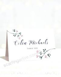 Wedding Seating Cards Template Grainsdor Com