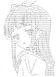 宇治松千夜 ご注文はうさぎですか ascii art emoji text art funny text art