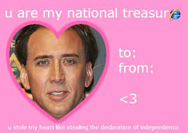 I will admit, this made my valentine's, especially since something horrible happened this year. Some Last Minute Nicolas Cage Valentines Day Cards Funny Or Die