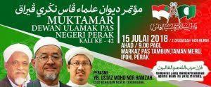 Pengerusi lajnah dan pengarah jabatan dewan ulamak pas pusat. Muktamar Dewan Ulamak Pas Negeri Perak Kali Ke 42 Tahun 2018 Berita Parti Islam Se Malaysia Pas