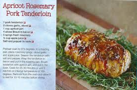 Braum S Apricot Rosemary Pork Tenderloin Stuffed Pork Tenderloin Rosemary Pork Tenderloin Food