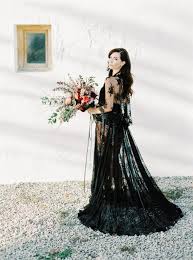 Black Wedding Inspiration In Spain Edgy Wedding Black Wedding Dresses Black Wedding