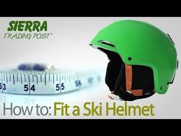 How To Fit A Ski Helmet Youtube