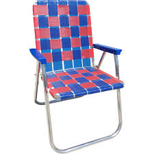 2 pack patio folding web lawn chair set, outdoor beach chair portable camping chair ideal for patio, garden, bay, yard, lawn (red & white) 5.0 out of 5 stars 6 $88.99 $ 88. Lawn Chair Usa Folding Aluminum Webbing Chair Walmart Com Walmart Com