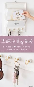 Diy Letter Key Board Briefablage Schlusselbrett Mit Anhanger Selber Basteln Aus Holz Briefablage Schlusselbrett Schlusselaufbewahrung