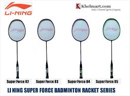 Latest Li Ning Badminton Rackets In Sept 2018 Super Force